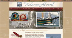 Desktop Screenshot of michiganmaritimemuseum.org